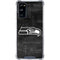 NFL Seattle Seahawks Black & White Galaxy S20 FE Clear Case